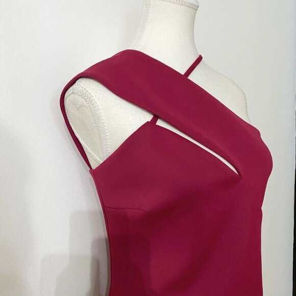 MARCIANO LADY LIKE SCUBA DRESS IN BLUSHING BERRY COLOR - STYLE O2G8016331Z - M - Picture 5 of 10